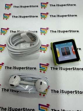 Refurbished Apple iPod Nano 6th Gen 8GB Green - New Battery - 1 YR Warranty